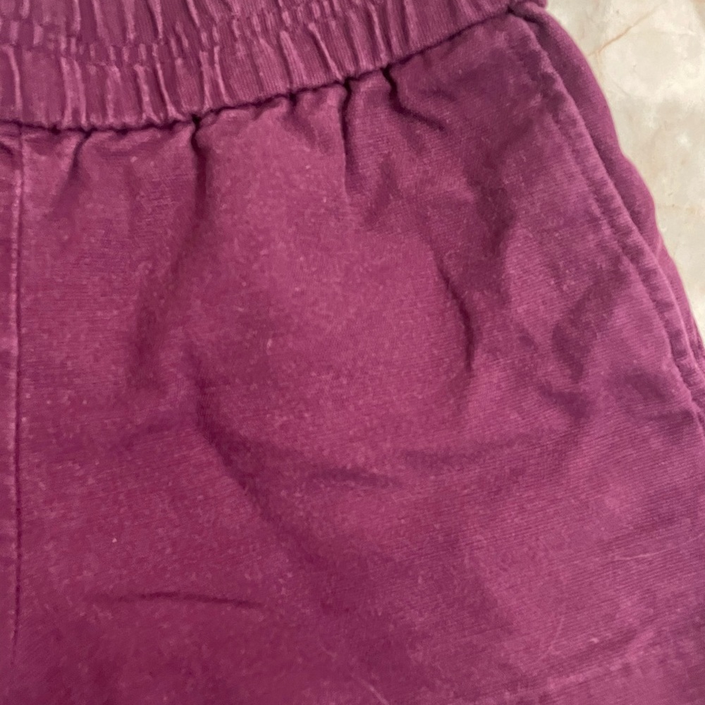 J.Crew Maroon Elastic Shorts - Picture 2 of 4